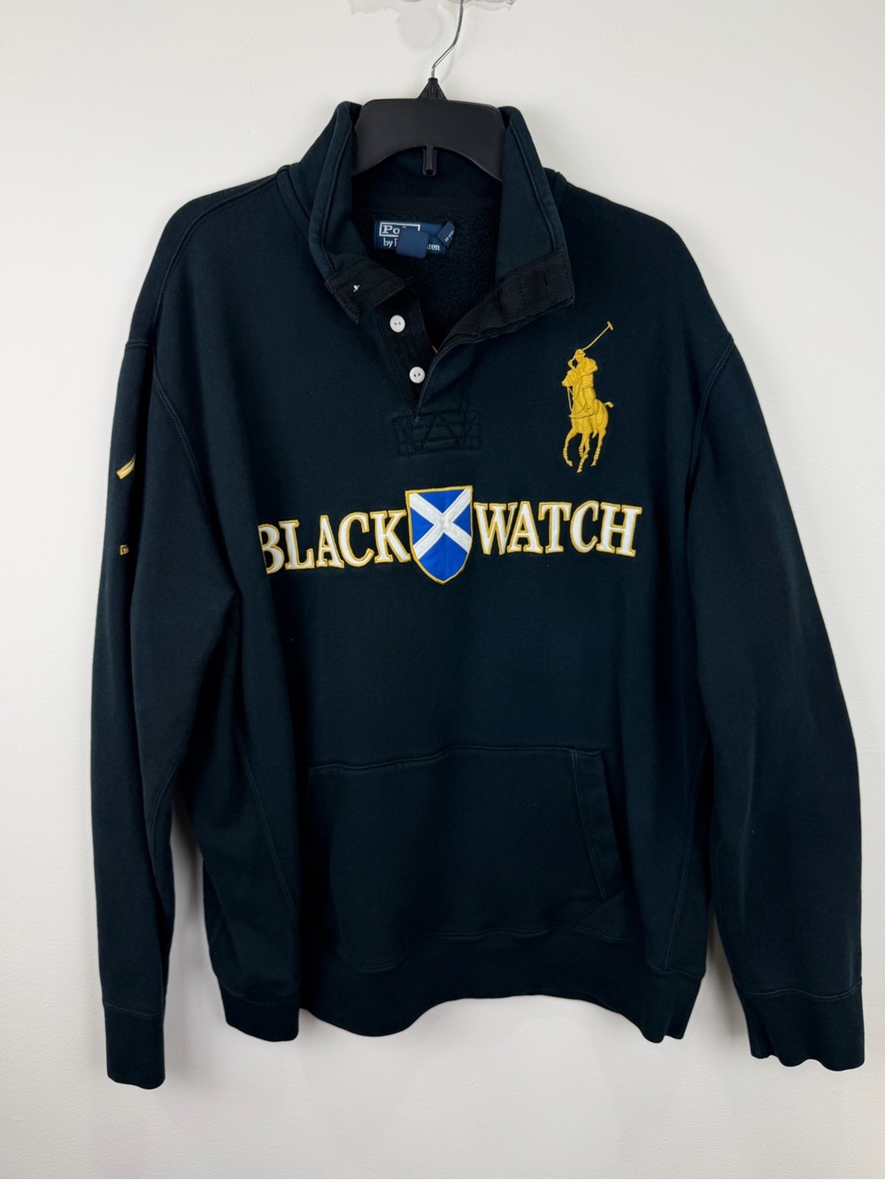 Polo Ralph Lauren Black Watch Big Pony Rugby Sweatshirt XXL